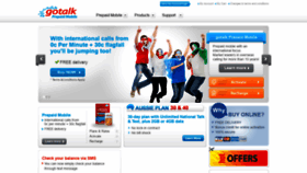 What Gotalk.com.au website looked like in 2020 (3 years ago)