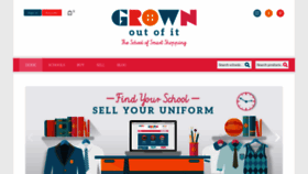 What Grownoutofit.co.uk website looked like in 2020 (3 years ago)