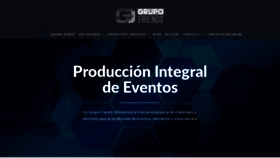 What Grupofriends.com website looked like in 2020 (3 years ago)