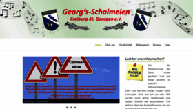What Georgs-schalmeien.de website looked like in 2020 (3 years ago)