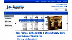 What Generationsreligiousgifts.com website looked like in 2020 (3 years ago)