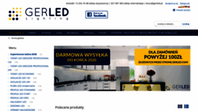 What Gerled.pl website looked like in 2020 (3 years ago)