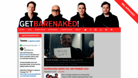 What Getbarenaked.net website looked like in 2020 (3 years ago)