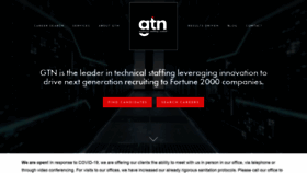 What Gtntechnicalstaffing.com website looked like in 2020 (3 years ago)