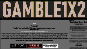 What Gamble1x2.com website looked like in 2020 (3 years ago)