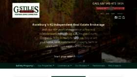 What Gstiles.com website looked like in 2020 (3 years ago)