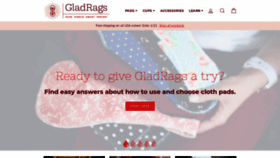 What Gladrags.com website looked like in 2020 (3 years ago)