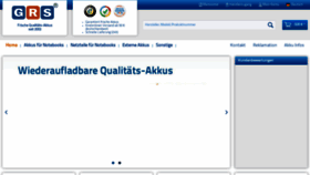 What Grs-akku.de website looked like in 2020 (3 years ago)