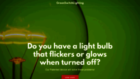 What Greenswitchlighting.com website looked like in 2020 (3 years ago)
