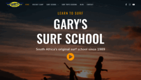 What Garysurf.co.za website looked like in 2020 (3 years ago)