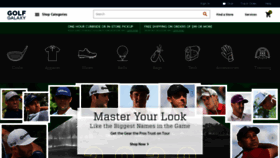 What Golfsmith.com website looked like in 2020 (3 years ago)