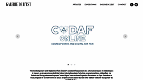 What Galerie-est.fr website looked like in 2020 (3 years ago)