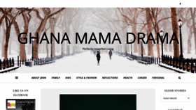 What Ghanamamadrama.com website looked like in 2020 (3 years ago)