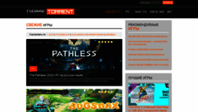 What Gametorrent.ru website looked like in 2020 (3 years ago)