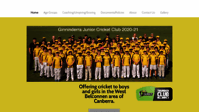 What Ginninderrajcc.com.au website looked like in 2020 (3 years ago)