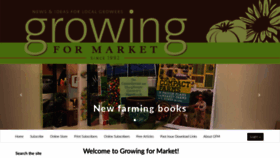 What Growingformarket.com website looked like in 2020 (3 years ago)
