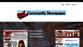 What Goodnewspress.com website looked like in 2020 (3 years ago)