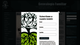 What Genealogiafamiliar.net website looked like in 2020 (3 years ago)