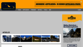 What Gipfelbuch.ch website looked like in 2020 (3 years ago)
