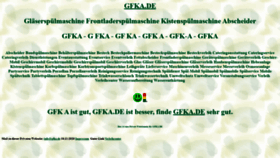 What Gfka.de website looked like in 2020 (3 years ago)