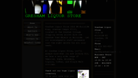 What Greshamliquor.com website looked like in 2020 (3 years ago)