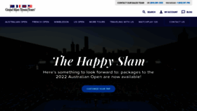 What Grandslamtennistours.com website looked like in 2020 (3 years ago)