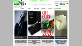 What Giardino.it website looked like in 2020 (3 years ago)