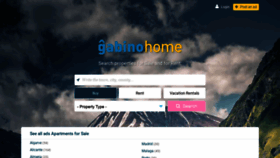 What Gabinohome.com website looked like in 2020 (3 years ago)