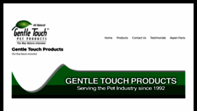 What Gentletouchproducts.com website looked like in 2020 (3 years ago)