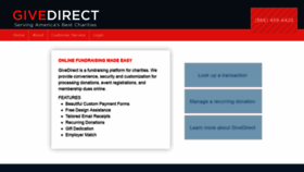 What Givedirect.org website looked like in 2020 (3 years ago)