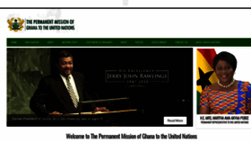 What Ghanamissionun.org website looked like in 2020 (3 years ago)
