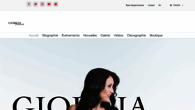 What Giorgiafumanti.com website looked like in 2020 (3 years ago)