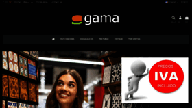 What Gamaceramica.com website looked like in 2020 (3 years ago)
