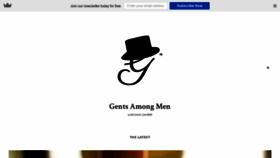 What Gentsamongmen.com website looked like in 2020 (3 years ago)