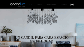 What Gamalux.com.mx website looked like in 2020 (3 years ago)