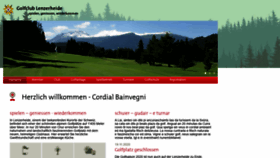 What Golf-lenzerheide.ch website looked like in 2020 (3 years ago)
