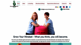 What Growyourmindset.co.uk website looked like in 2020 (3 years ago)