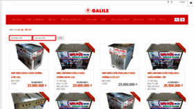 What Galile.vn website looked like in 2020 (3 years ago)
