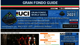 What Granfondoguide.com website looked like in 2020 (3 years ago)