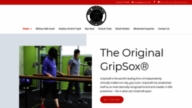 What Gripsox.com website looked like in 2020 (3 years ago)
