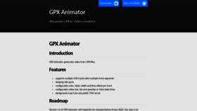 What Gpx-animator.app website looked like in 2020 (3 years ago)
