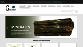What Geotierra.es website looked like in 2020 (3 years ago)