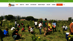What Givemetrees.org.in website looked like in 2020 (3 years ago)