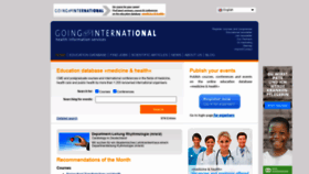 What Goinginternational.eu website looked like in 2020 (3 years ago)