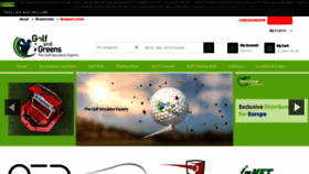 What Golfandgreens.eu website looked like in 2020 (3 years ago)