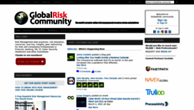 What Globalriskcommunity.com website looked like in 2020 (3 years ago)
