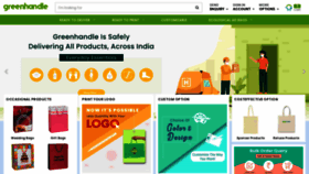 What Greenhandle.in website looked like in 2020 (3 years ago)