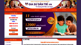 What Giasudantri.vn website looked like in 2020 (3 years ago)