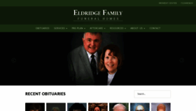 What Gaudian-eldridgefuneralhomes.com website looked like in 2020 (3 years ago)