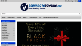 What Gebhardtsbowling.com website looked like in 2020 (3 years ago)